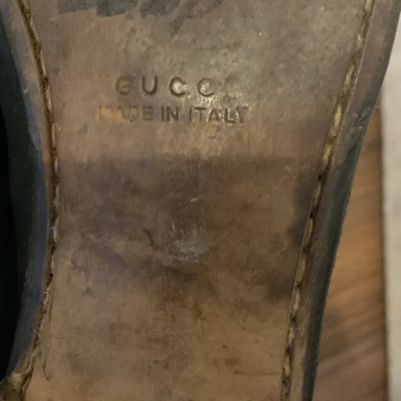 Vintage Gucci Black Leather Loafers with Tassels - Picture 11 of 12